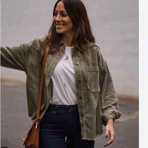 Zara corduroy overshirt